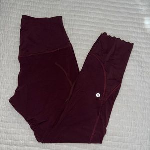 Lululemon legging, size 8 25in inseam